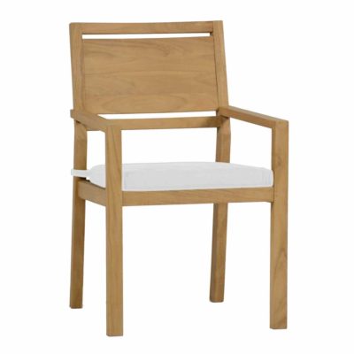 Avondale Teak Dining Arm Chair