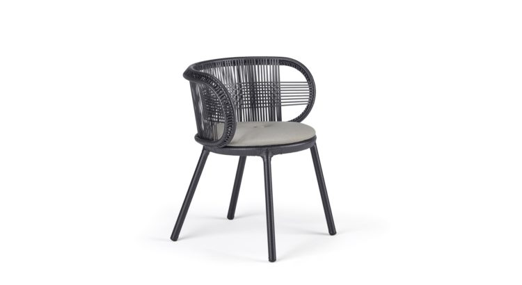 Cirql Arm Dining Chair four legged base