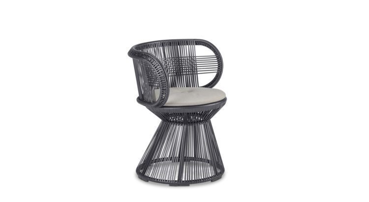 Cirql Arm Dining Chair pedestal base