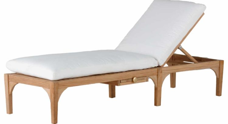 Club Teak Chaise Lounge