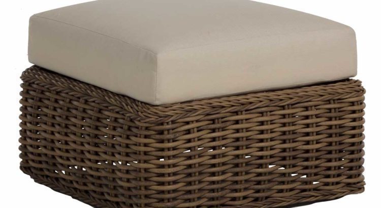 Soho Wicker Ottoman