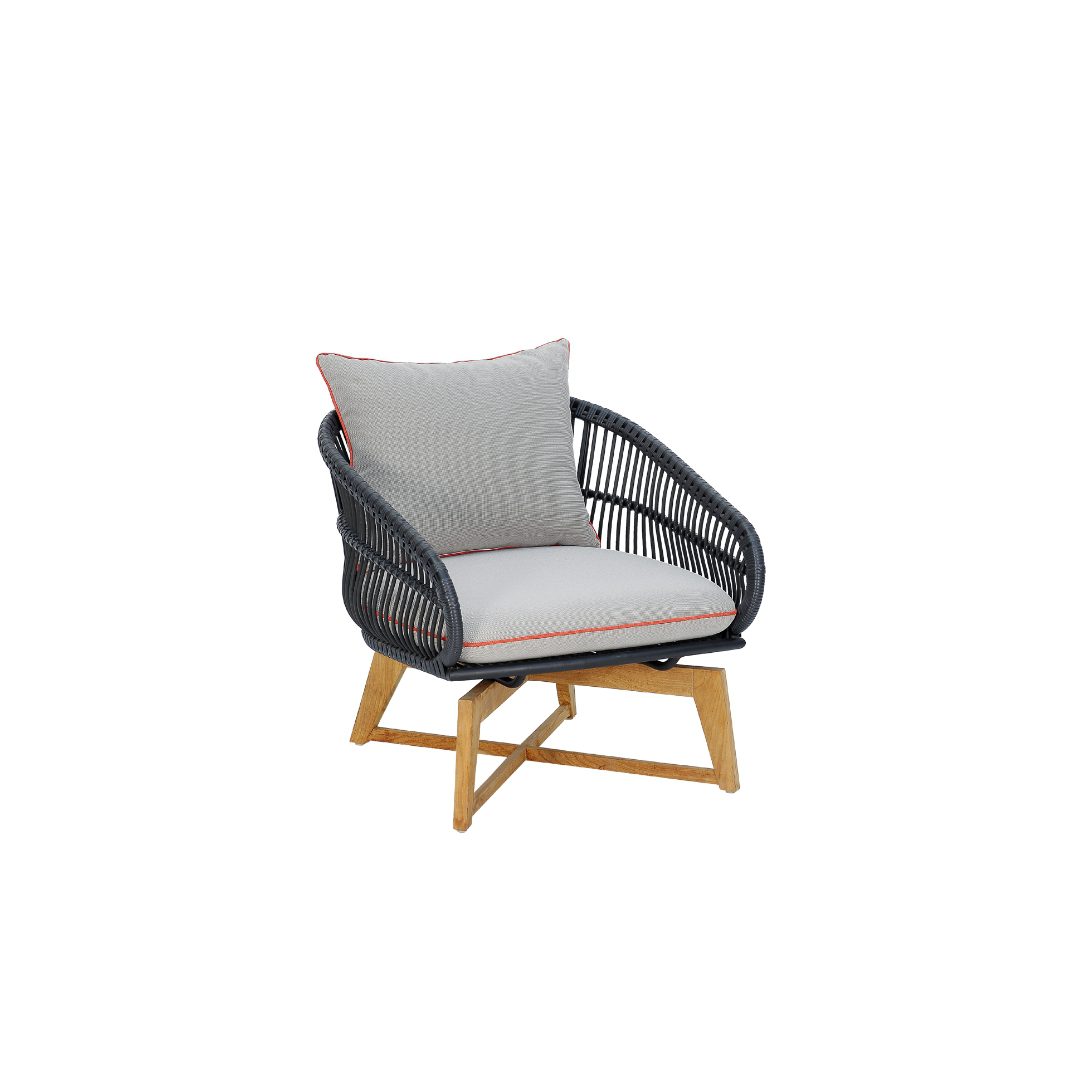 Armony 2-Seater Lounge Chair Light Grey Cushion