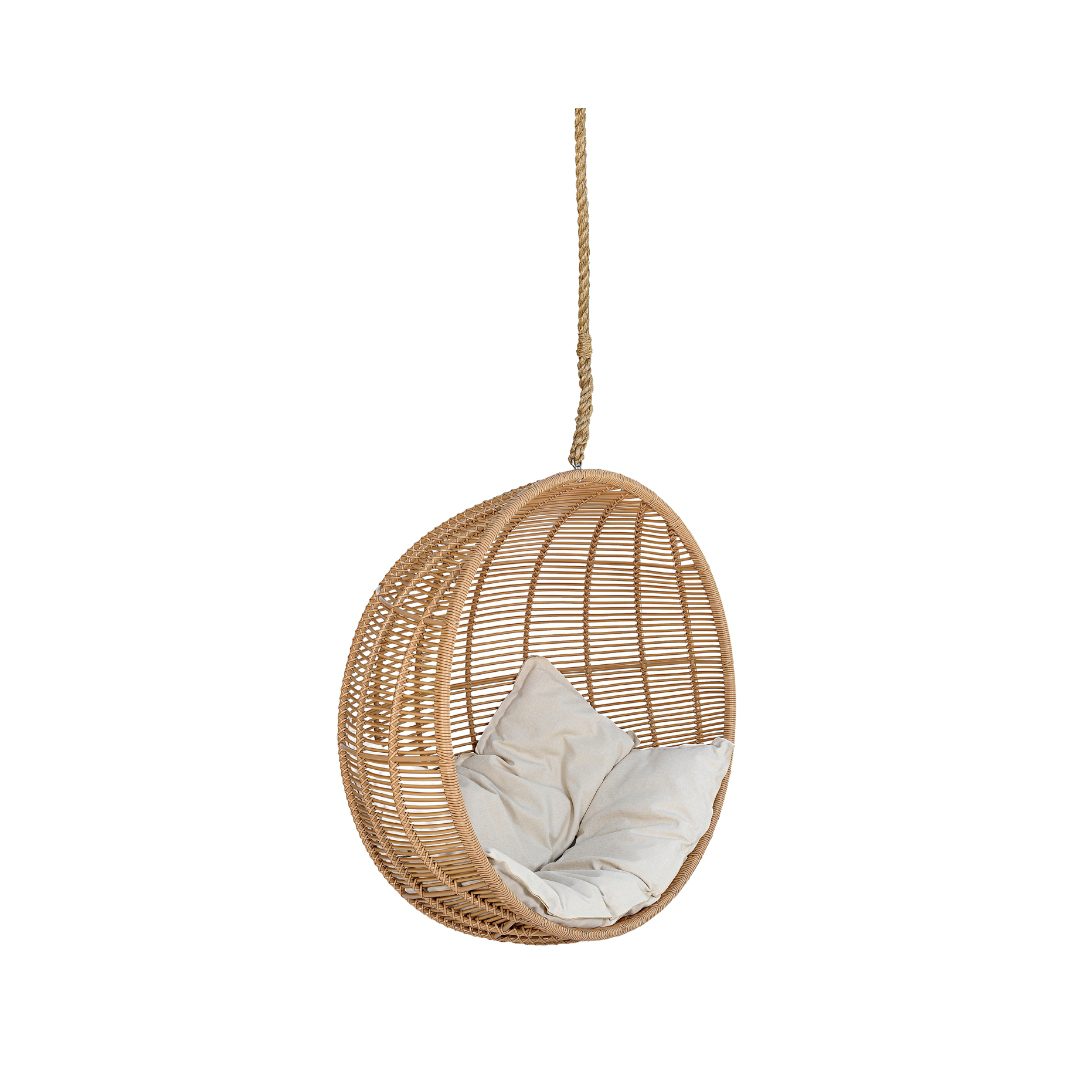 Moon Hanging Chair With Cushion