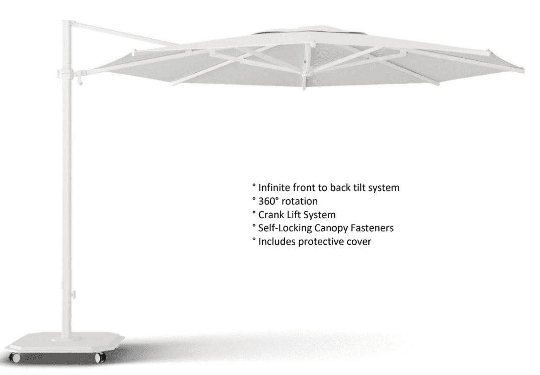 JCP 401 - 40 Cantilever Umbrella | Features