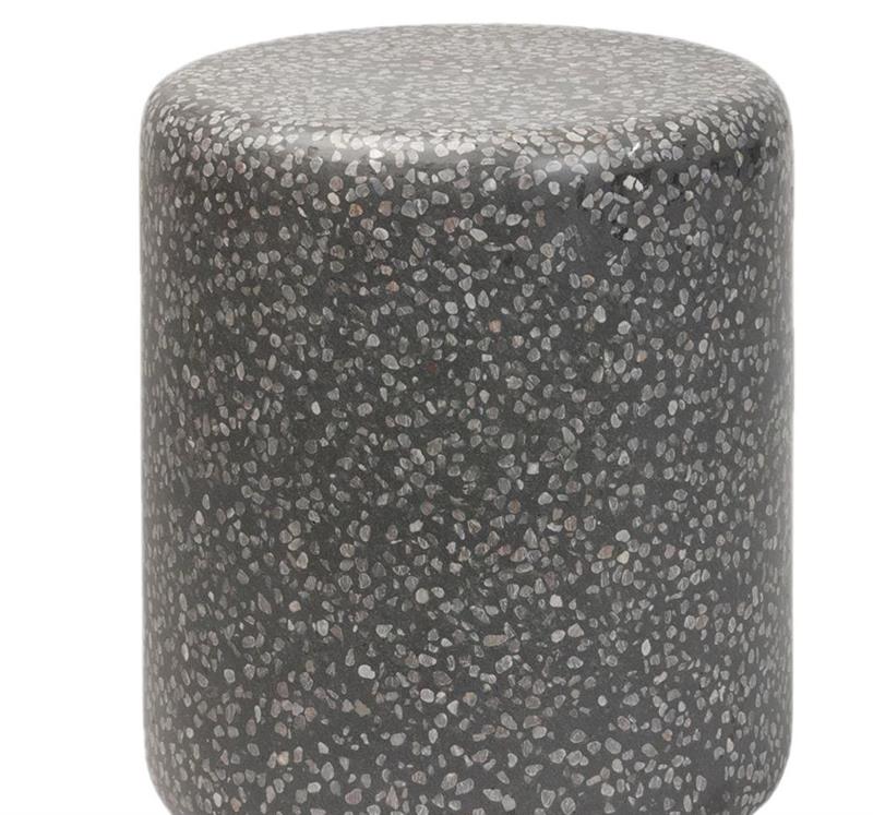 Gray Mixed Charcoal Reinforced Terrazzo